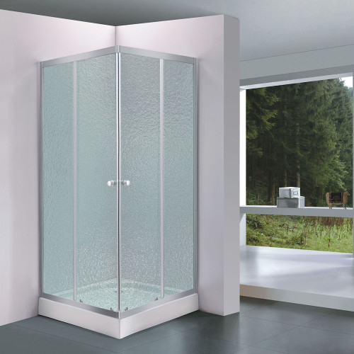 Душова кабіна Lidz Wawel SC80x80.SAT.LOW.FR, скло Frost 4 мм