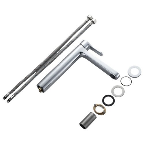 Смеситель латунный для раковины Lidz Astra 001FH высокий (k35) LDAST001FHCRM48090 Chrome