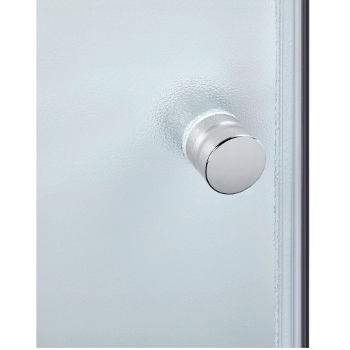 Душова кабіна Lidz Latwa SC79x79.SAT.HIGH.FR полукругла, для високого піддону, висота 160 см, скло Frost 4 мм, без піддону