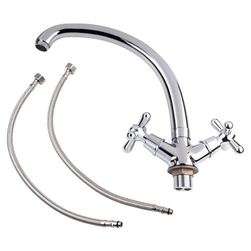 Смеситель для кухни Lidz Dominox 273F двухвентильный LDDOM273FCRM35539 Chrome