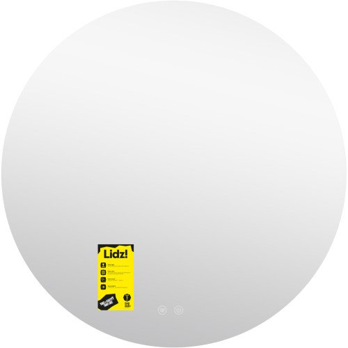 Дзеркало Lidz Astra R800 з LED-підсвічуванням Touch, з антизапотіванням, з димером, рег. яскравості LDASR80049290