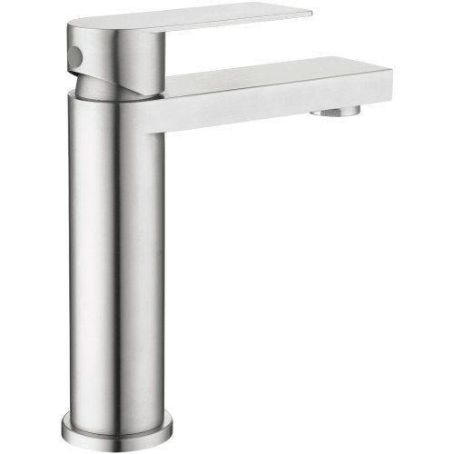 Змішувач для раковини низький Lidz Nexus 001F (k35)  LDNEX001FNKS49184 Nickel