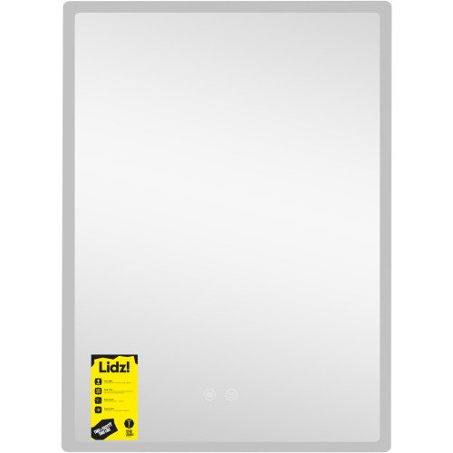 Зеркало Lidz Orion (OR2) 600х800 с LED-подсветкой Touch, с антизапотеванием, с диммером, рег. яркости LDOR60080049292