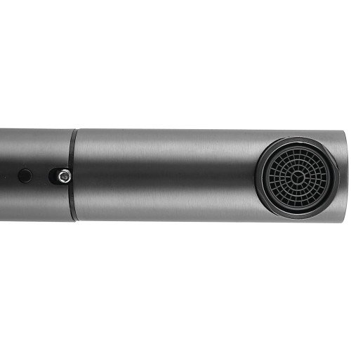 Смеситель для кухни Lidz Aria 015FL1 (k35) с выдвижным изливом LDARI015FL1GRP49561 Graphite