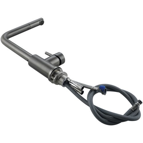Смеситель для кухни Lidz Aria 015FL1 (k35) с выдвижным изливом LDARI015FL1GRP49561 Graphite