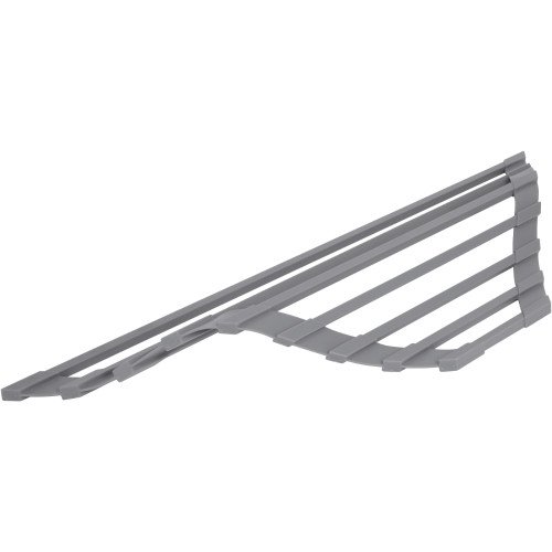 Сушарка на кухонну мийку кутова Lidz Acsis LA17 Gray, квадратна основа, для посуду 430х175 мм LDACSLA17GRA49770