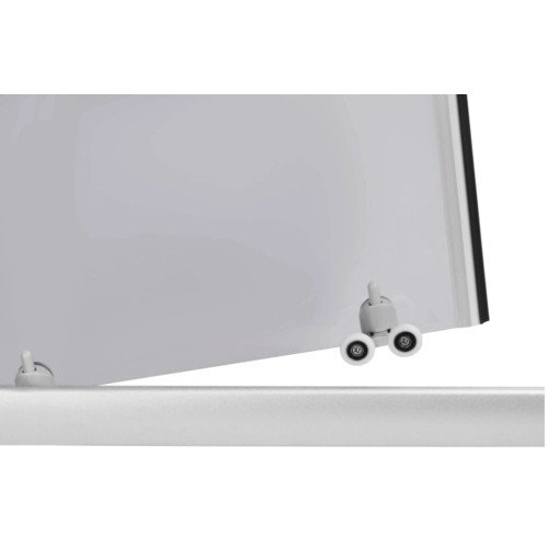 Душевая кабина Latwa SC90x90.SAT.LOW.DGR, полукруглая, стекло тонированное 4 мм + Душевой поддон Kapielka ST90x90x14
