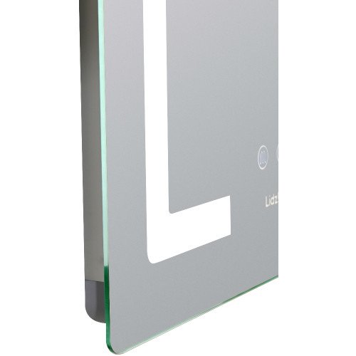 Дзеркало Lidz Kubis (KU2) 500х800 з LED-підсвічуванням Touch, з антизапотіванням, з димером, рег. яскравості LD78LF936508048448