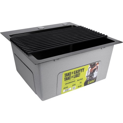 Сушарка на кухонну мийку Lidz Acsis LA04 Black, квадратна основа, для посуду 430х216 мм LDACSLA04BLM49762