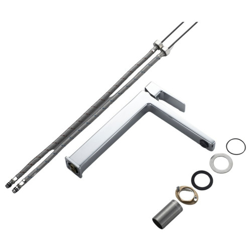 Смеситель латунный для раковины Lidz Orion 001FH высокий (k25) LDORI001FHCRM48096 Chrome