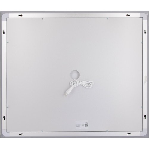 Дзеркало Lidz Kubis (KU1) 600х700 з LED-підсвічуванням Touch, з антизапотіванням, з димером, рег. яскравості LDKU60070049285