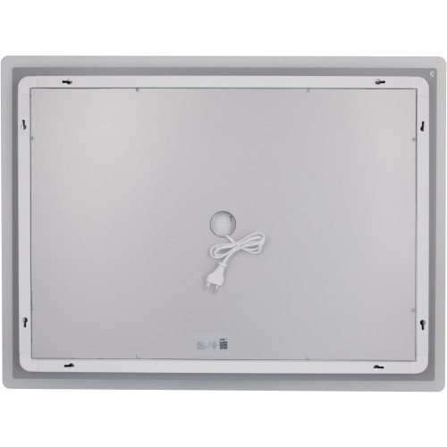 Дзеркало Lidz Orion (OR2) 800х600 з LED-підсвічуванням Touch, з антизапотіванням, з димером, рег. яскравості LDOR80060049294