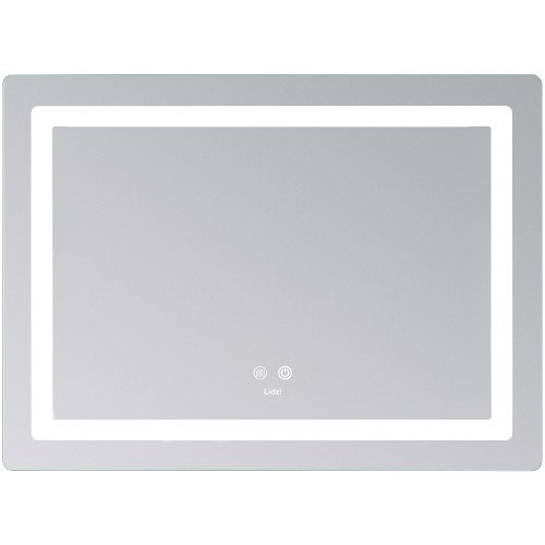 Дзеркало Lidz Kubis (KU2) 700х500 з LED-підсвічуванням Touch, з антизапотіванням, з димером, рег. яскравості LD78LF90448486