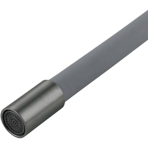 Змішувач для кухні Lidz Aria 015F3 (k35) з гнучким виливом LDARI015F3GGRP49565 Graphite/Grey