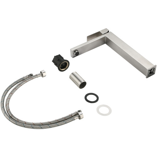 Змішувач для раковини високий Lidz Helix 001FH (k35)  LDHEL001FHNKS49179 Nickel