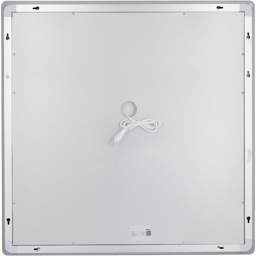 Дзеркало Lidz Kubis (KU2) 700х700 з LED-підсвічуванням Touch, з антизапотіванням, з димером, рег. яскравості LDKU70070049288