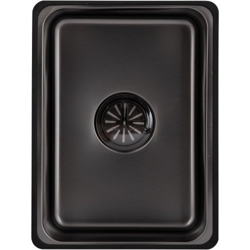 Мойка для кухни интегрированная Lidz Handmade H7545B Brushed Black PVD 3,0/1,0 мм LDH7545BRUBLM49458