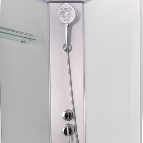 Душевой бокс Lidz Kubis SB90x90.SAT.LOW.FR, стекло Frost 4 мм