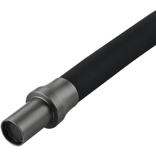 Змішувач для кухні Lidz Aria 020F3 (k35) з гнучким виливом з підключенням для питної води LDARI020F3BGRP49568 Graphite/Black