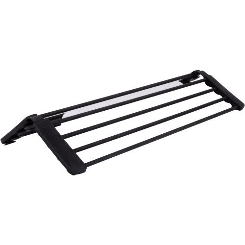 Сушилка на кухонную мойку с присоской Lidz Acsis LA09 Black, кругла основа, для посуды 440х224 мм LDACSLA09BLM49777