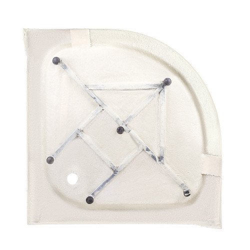 Душевая кабина Lidz Wieza SC80x80.SAT.LOW.L, стекло Linie 4 мм