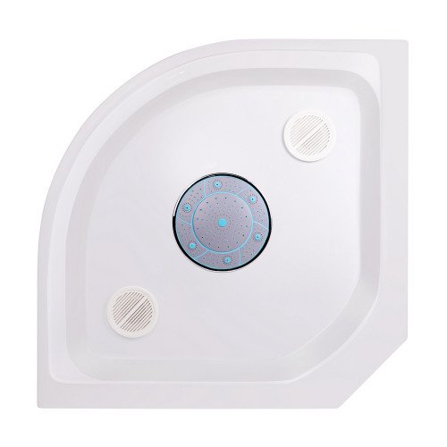 Душевой бокс Lidz Tani SB80x80.SAT.LOW.FR, стекло Frost 4 мм