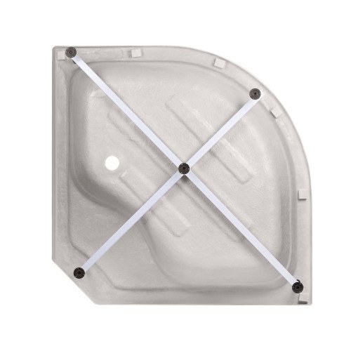 Гидромассажный бокс Lidz Tani SBM100x100.SAT.HIGH.FR, стекло Frost 4 мм