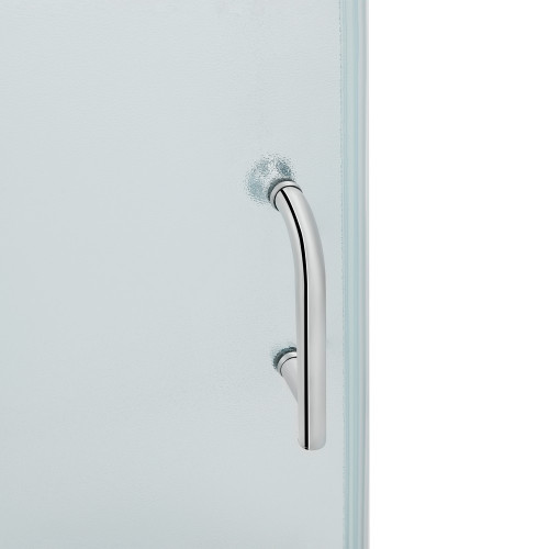 Душова кабіна Lidz Wawel SC97x77.SAT.LOW.FR, скло Frost 5 мм + Lidz Душовий піддон KAPIELKA ST100x80х14