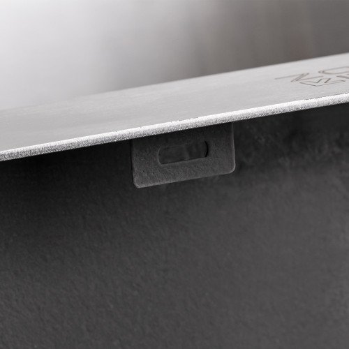 Мийка для кухні інтегрована Lidz Handmade H7844 (LDH7844LBRU35388) Brushed Steel 3,0/0,8 мм