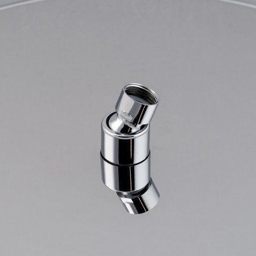 Лійка для верхнього душу Lidz Niagara 140 400 мм округла LDNIA140NKS37520 Nickel