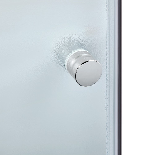 Душевая кабина полукруглая Lidz Latwa SC90x90.SAT.MID.FR, стекло Frost 4 мм + Lidz Душевой поддон KAPIELKA ST90x90x26, с панелью