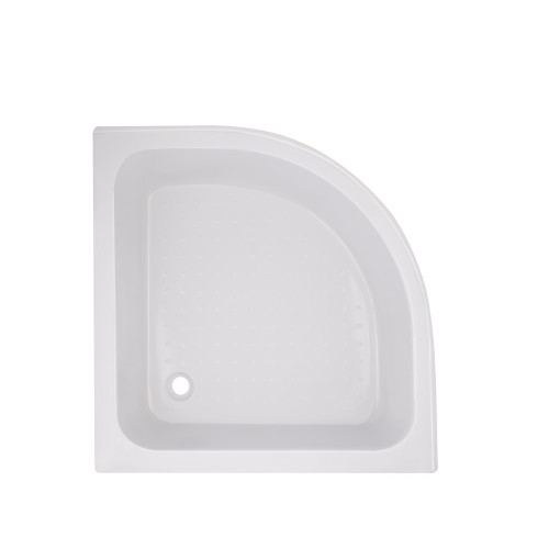 Душевая кабина полукруглая Lidz Latwa SC90x90.SAT.MID.FR, стекло Frost 4 мм + Lidz Душевой поддон KAPIELKA ST90x90x26, с панелью