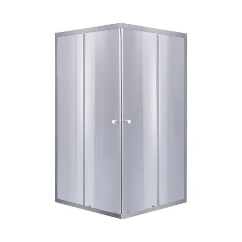 Душевая кабина Lidz Wawel SC80x80.SAT.LOW.GR, стекло тон. 4 мм + Lidz Душевой поддон KAPIELKA ST80x80х14