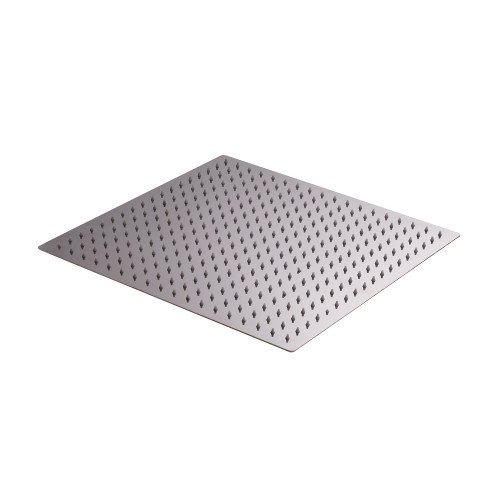 Лейка для верхнего душа Lidz Niagara 240 400x400 мм прямоугольная LDNIA240NKS37519 Nickel