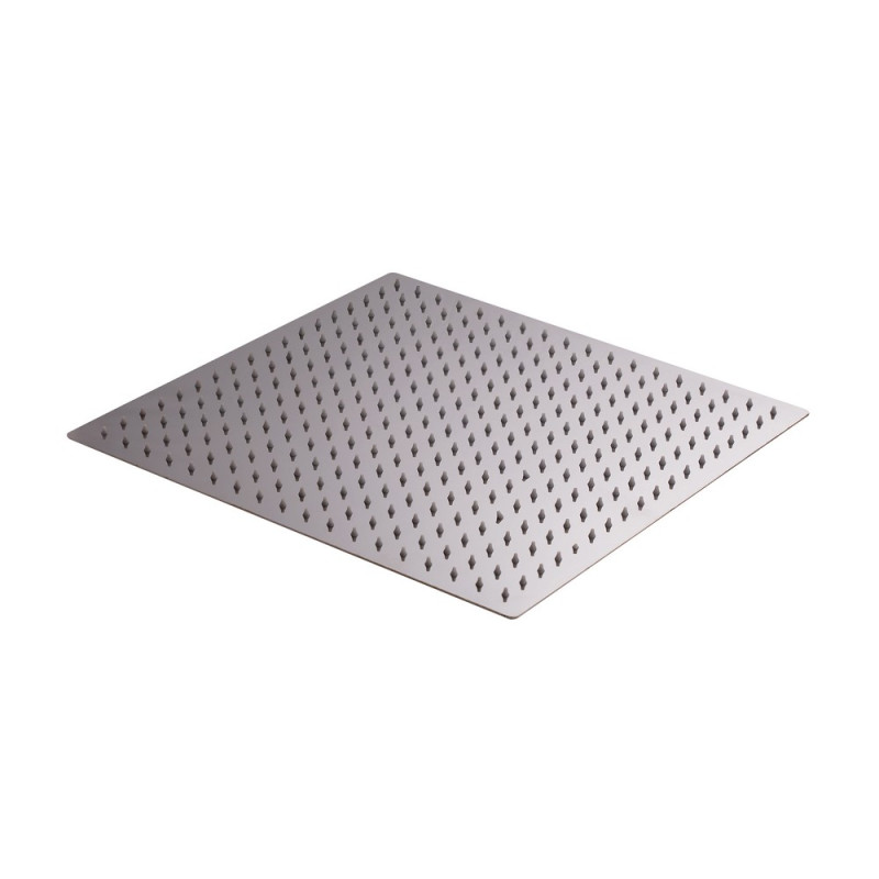 Лейка для верхнего душа Lidz Niagara 240 400x400 мм прямоугольная LDNIA240NKS37519 Nickel