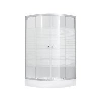 Набір Lidz душова кабіна Wieza SC90x90.SAT.LOW.L, скло Linie 4 мм + піддон Kupala Набір Lidz душова кабіна Wieza SC90x90.SAT.LOW.L, скло Linie 4 мм + піддон Kupala