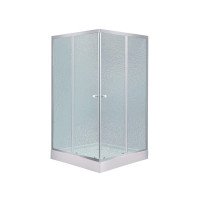 Набір Lidz душова кабіна Wawel SC80x80.SAT.LOW.FR, скло Frost 4 мм + піддон Mazur Набір Lidz душова кабіна Wawel SC80x80.SAT.LOW.FR, скло Frost 4 мм + піддон Mazur