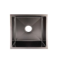 Мийка для кухні інтегрована Lidz Handmade H4745B (LDH4745BPVD43618) Brushed Black PVD 3,0/0,8 мм Мийка для кухні інтегрована Lidz Handmade H4745B (LDH4745BPVD43618) Brushed Black PVD 3,0/0,8 мм