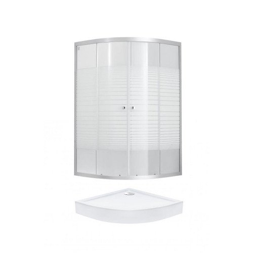 Набор Lidz душевая кабина Wieza SC80x80.SAT.LOW.L, стекло Linie 4 мм + поддон QT ROBIN Набор Lidz душевая кабина Wieza SC80x80.SAT.LOW.L, стекло Linie 4 мм + поддон QT ROBIN