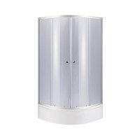 Душова кабіна Latwa SC80x80.SAT.MID.GR полукругла, скло тон. 4 мм + Душовий піддон KAPIELKA ST80x80x26, з панеллю Lidz Душова кабіна Latwa SC80x80.SAT.MID.GR полукругла, скло тон. 4 мм + Душовий піддон KAPIELKA ST80x80x26, з панеллю Lidz