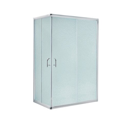 Душова кабіна Lidz Wawel SC97x77.SAT.LOW.FR, скло Frost 5 мм + Lidz Душовий піддон KAPIELKA ST100x80х14